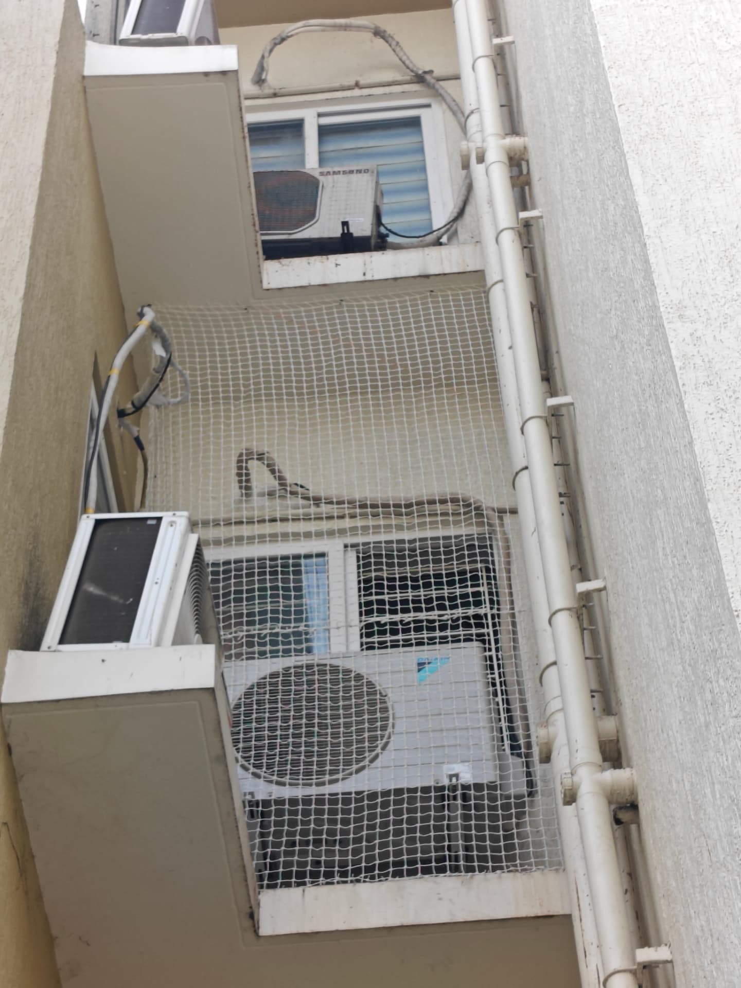 AC unit pigeon protection